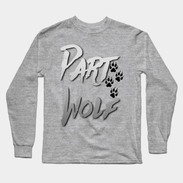 Part Wolf Long Sleeve T-Shirt by JasonLloyd